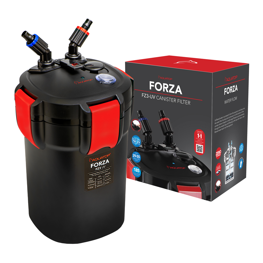 FZ3UV FORZA 7W UV Canister Filter Aquatop